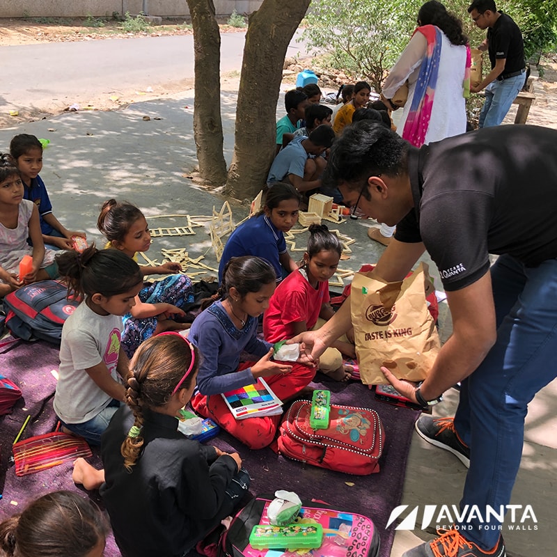 csr activity by avanta team