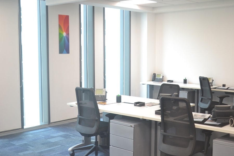 When is a business ready for a new office space in Delhi?