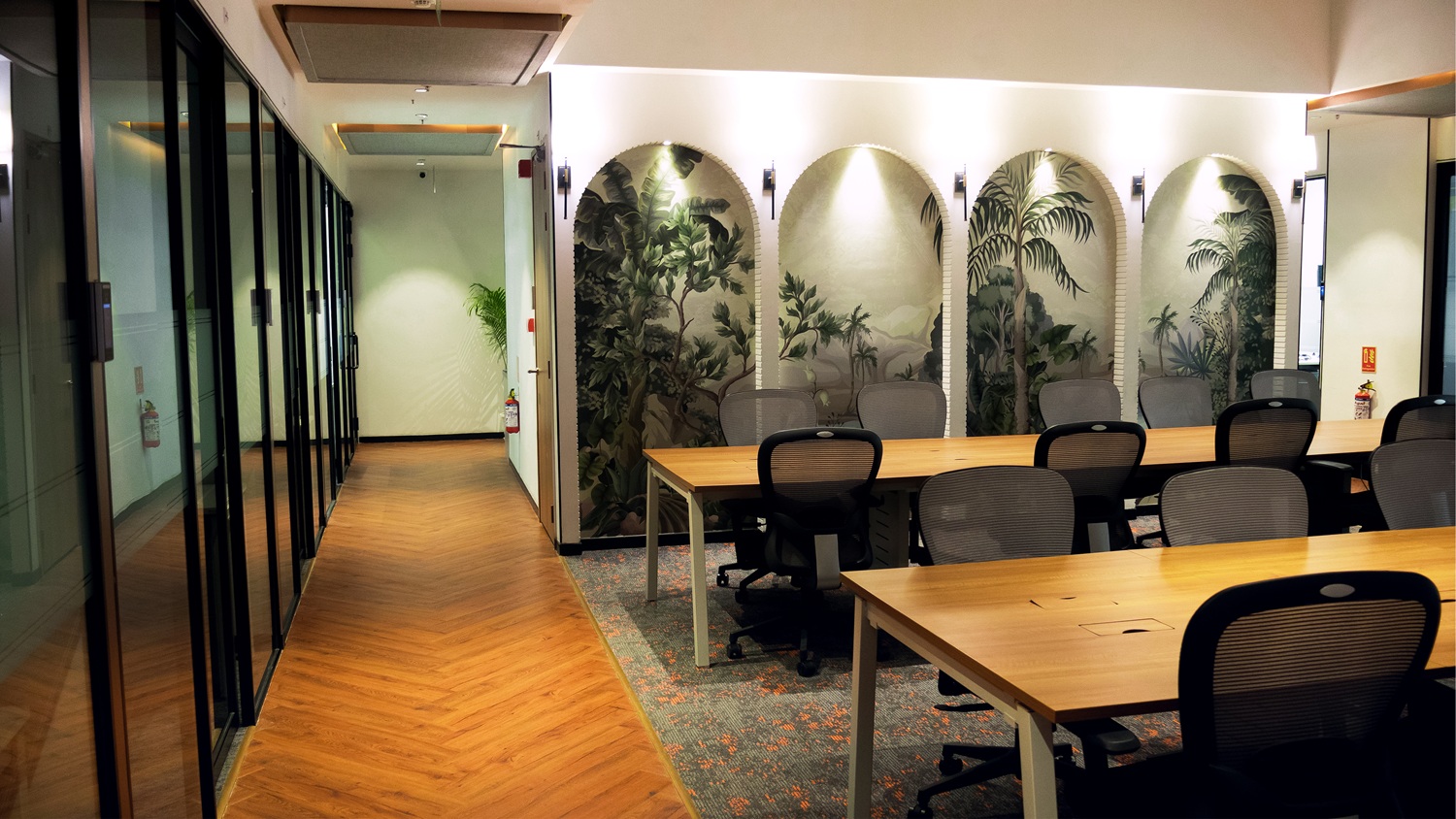 private cabin office space
