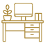 Ergonomically Furnished Desks