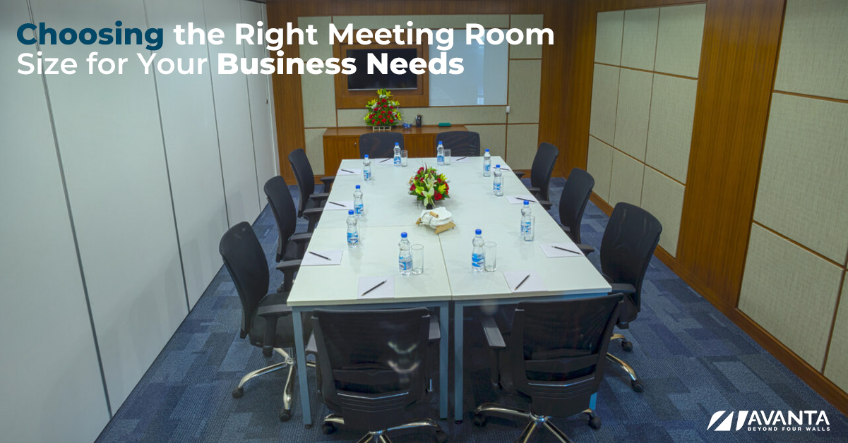 Choosing the right meeting room size