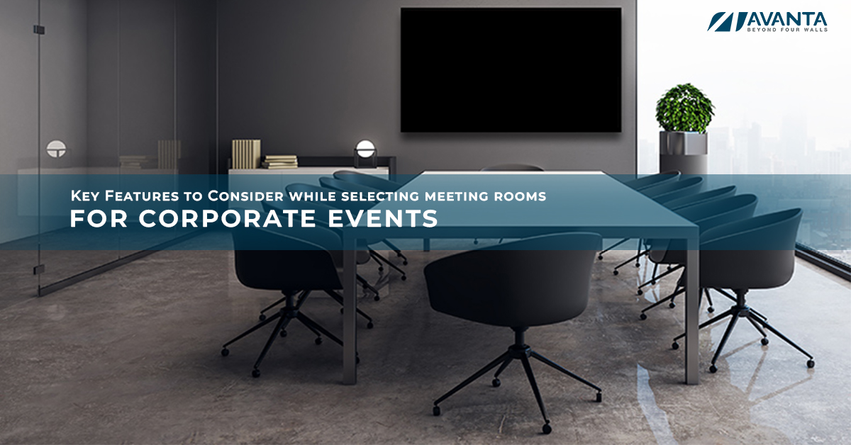 Select Meeting Rooms for Corporate Events